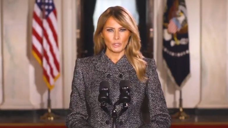 Melania Trump żegna się z Białym Domem