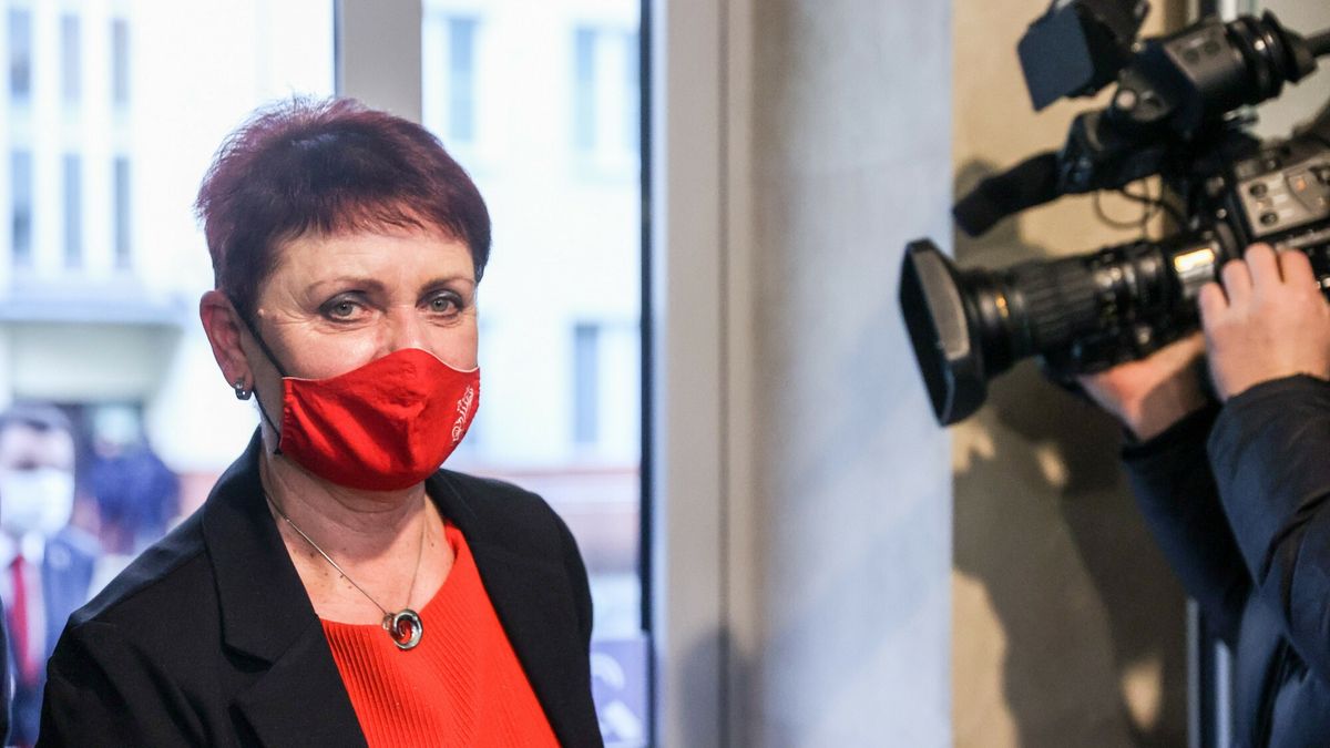 Minister Środowiska Czech  Anna Hubaczkova.