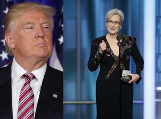 Meryl Streep SKRYTYKOWAŁA TRUMPA podczas Złotych Globów: "Hollywood stworzony jest przez przybyszy i cudzoziemców!"