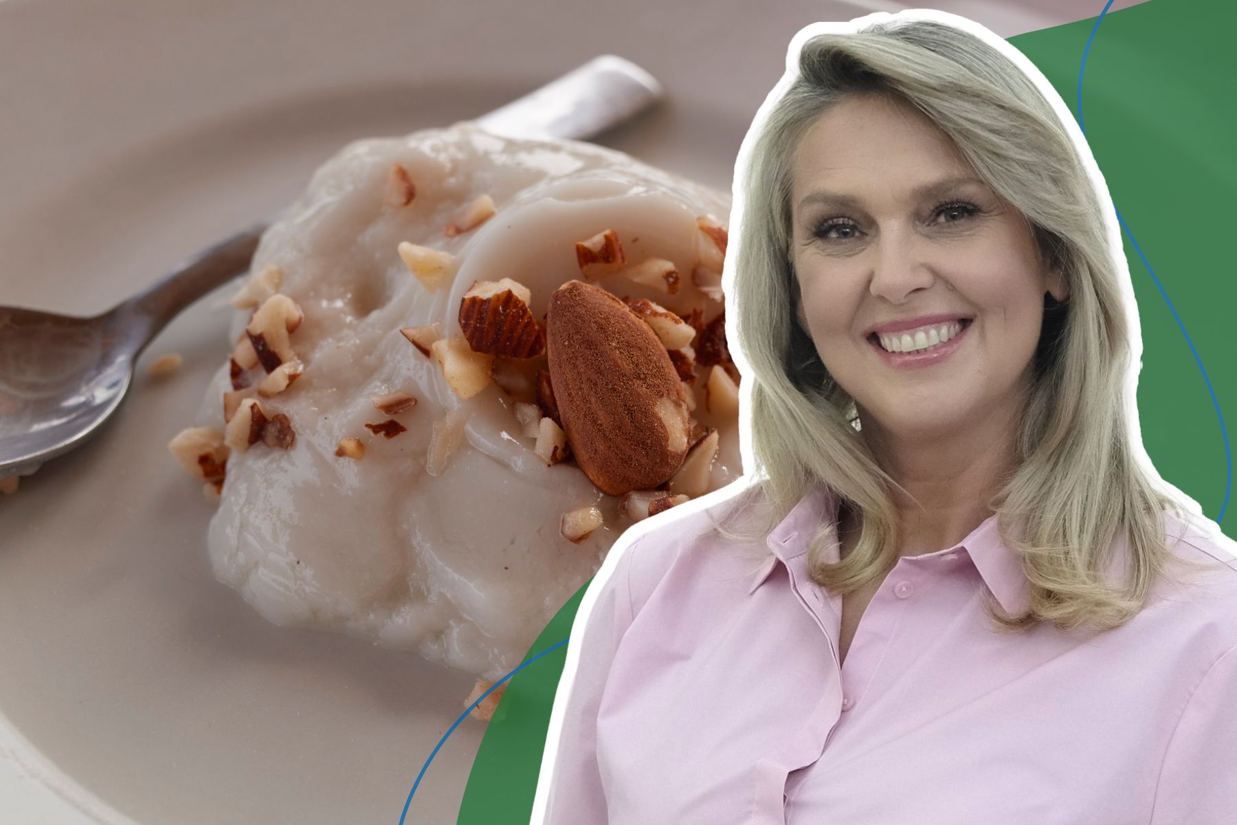 Zamiast paschy, robię na Wielkanoc migdałowy blamanż. Przepis podpatrzyłem u Ewy Wachowicz