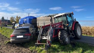 Jutrosin: Miał pięć zakazów prowadzenia i zderzył się z traktorem. Tym razem sąd się nie patyczkował i wsadził go do więzienia