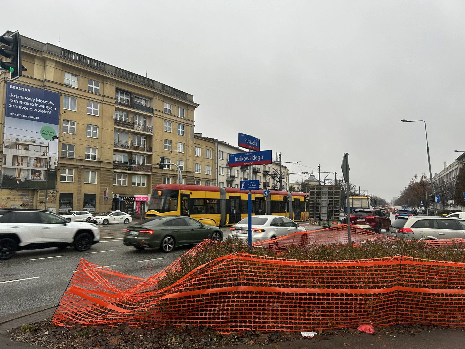 Skrzyżowanie do likwidacji na Mokotowie