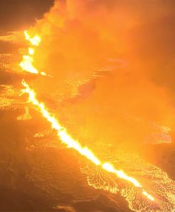 Działo się we wtorek w nocy. Wybuchł wulkan na Islandii. Duża erupcja