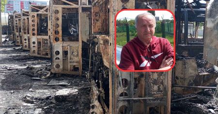 Spalone autobusy w Bytomiu. Widok z wnętrza przeraża. "Strzeliło"