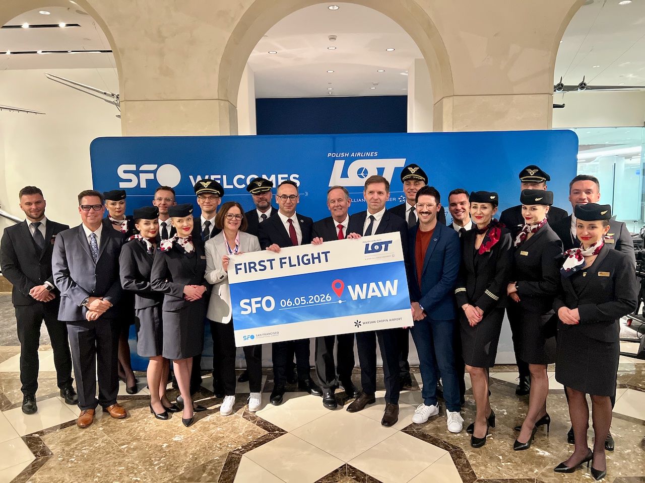 Inauguracja rejsów na trasie między Warszawą i San Francisco