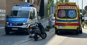 Czołowe zderzenie dwóch rowerzystów. Jeden z nich z otwartym złamaniem ręki w szpitalu