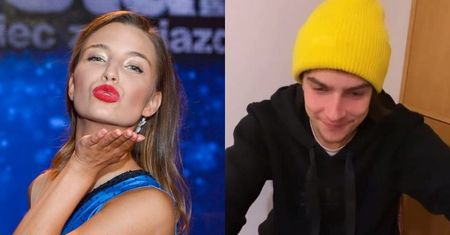 Julia Wieniawa została PODKŁADKĄ POD MYSZKĘ Nikodema Rozbickiego (FOTO)