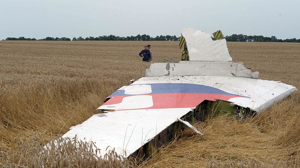 Donieck, Ukraina, 18.07.2024. Szczątki samolotu MH17