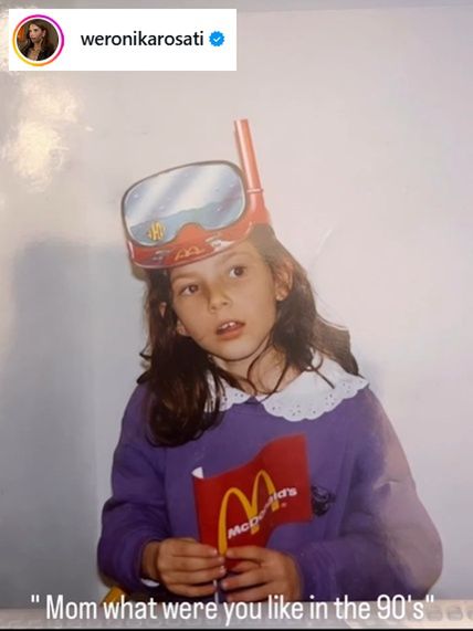 Stare zdjęcie Weroniki Rosati