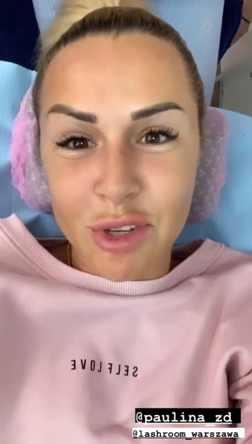 Blanka Lipińska zdjęła sztuczne rzęsy