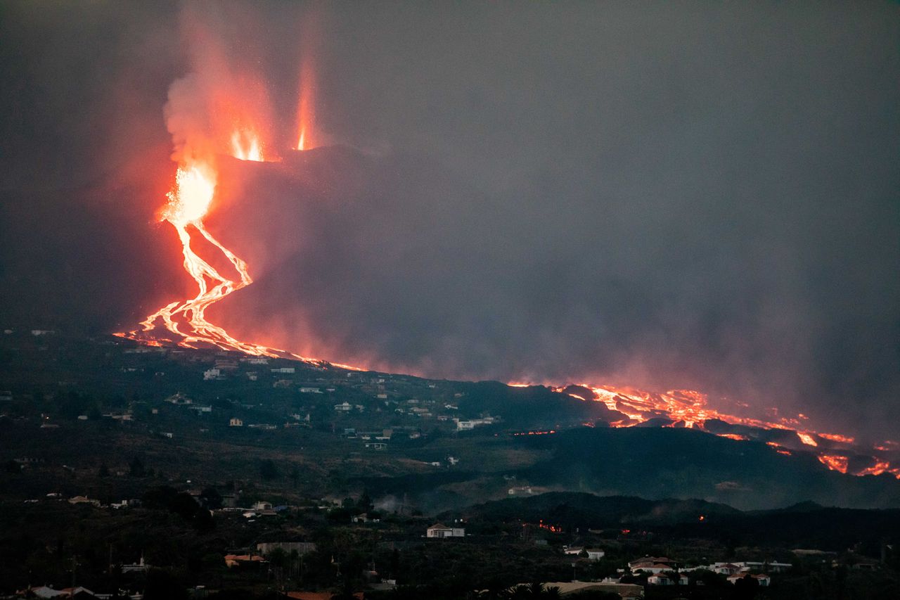 Erupcja wulkanu na wyspie La Palma 