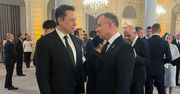 Andrzej Duda w Paryżu. Rozmawiał z Elonem Muskiem