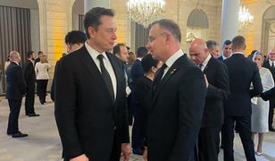 Andrzej Duda w Paryżu. Rozmawiał z Elonem Muskiem