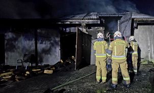 Tragiczny pożar pod Płockiem. Ogień strawił wędzarnię, jedna osoba zginęła!