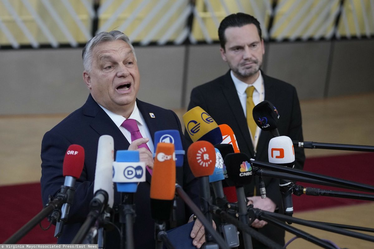 Viktor Orban w Brukseli zablokował pomoc Ukrainie