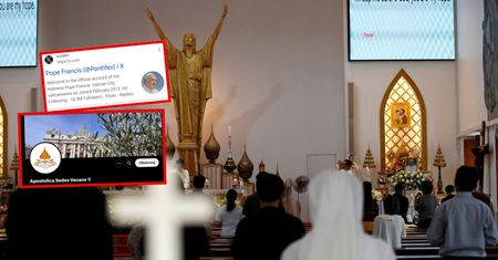 "Apostolica Sedes Vacans". Zmiany w mediach społecznościowych Franciszka
