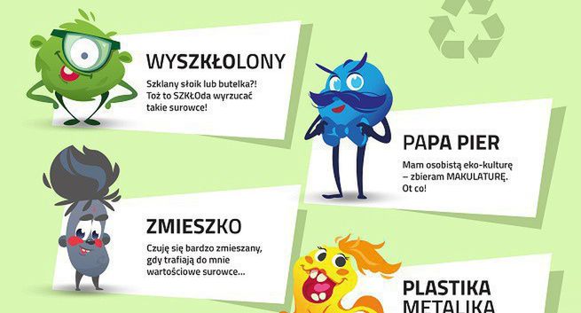 Ministerstwo Środowiska zachęca Polaków do segregacji śmieci akcją "Piątka za segregacje"