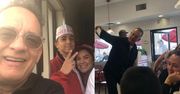 Tom Hanks postawił fanom lunch w barze z fast foodem. "Kupił obiad dla wszystkich!"