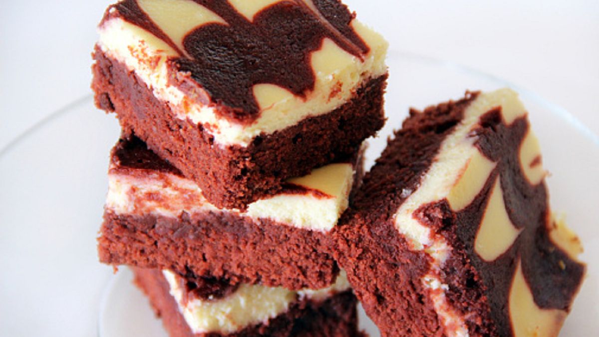 Brownie red velvet. 