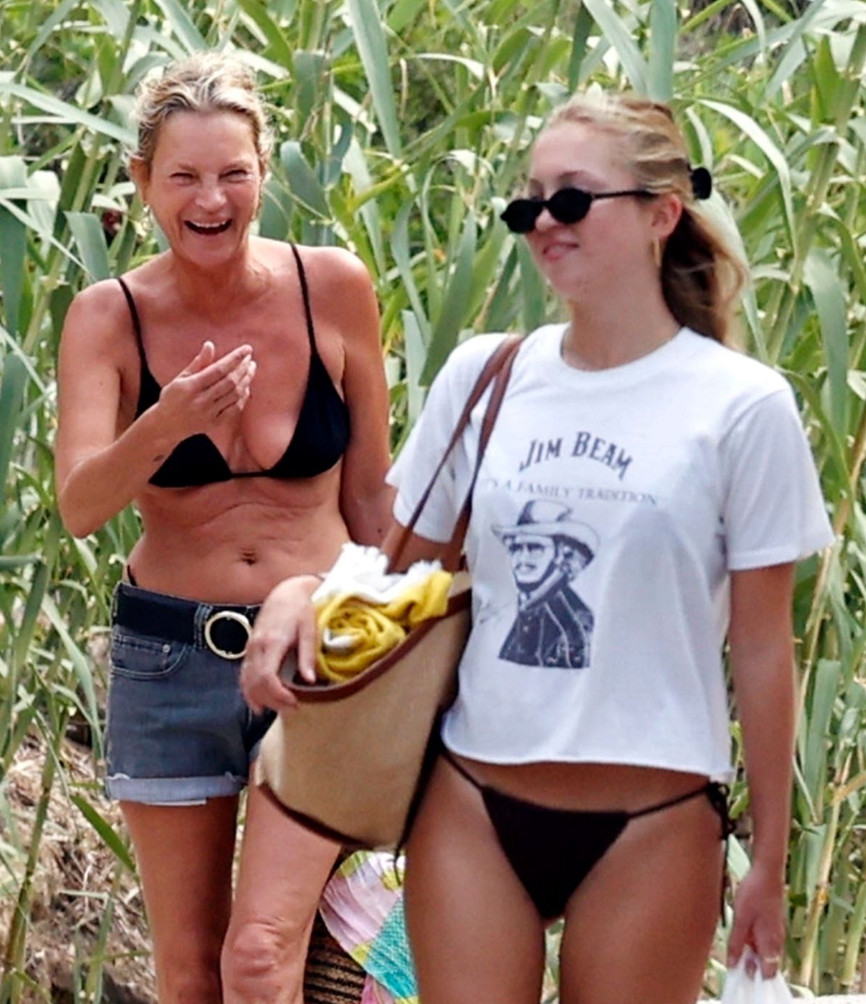 Kate Moss i Lila Moss na wakacjach