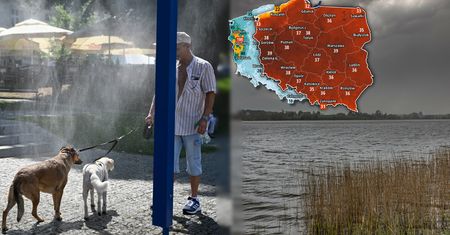 Morderczy upał uderza w Polskę. IMGW ostrzega przed nawałnicami