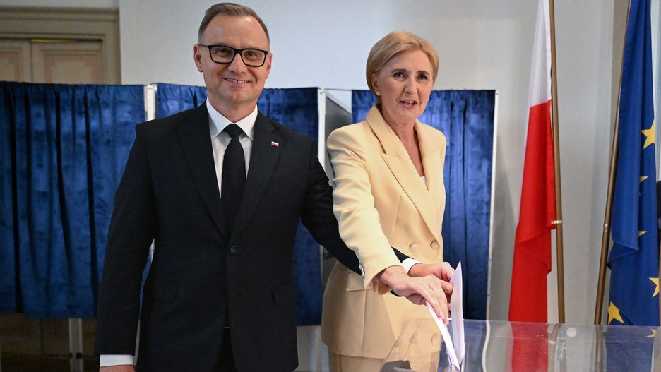 Andrzej Duda i Agata Kornhauser-Duda
