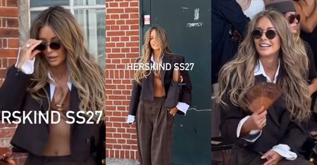 Małgorzata Rozenek świeci gołym brzuchem na pokazie w Kopenhadze. Posadzili ją w pierwszym rzędzie. Duma? (ZDJĘCIA)