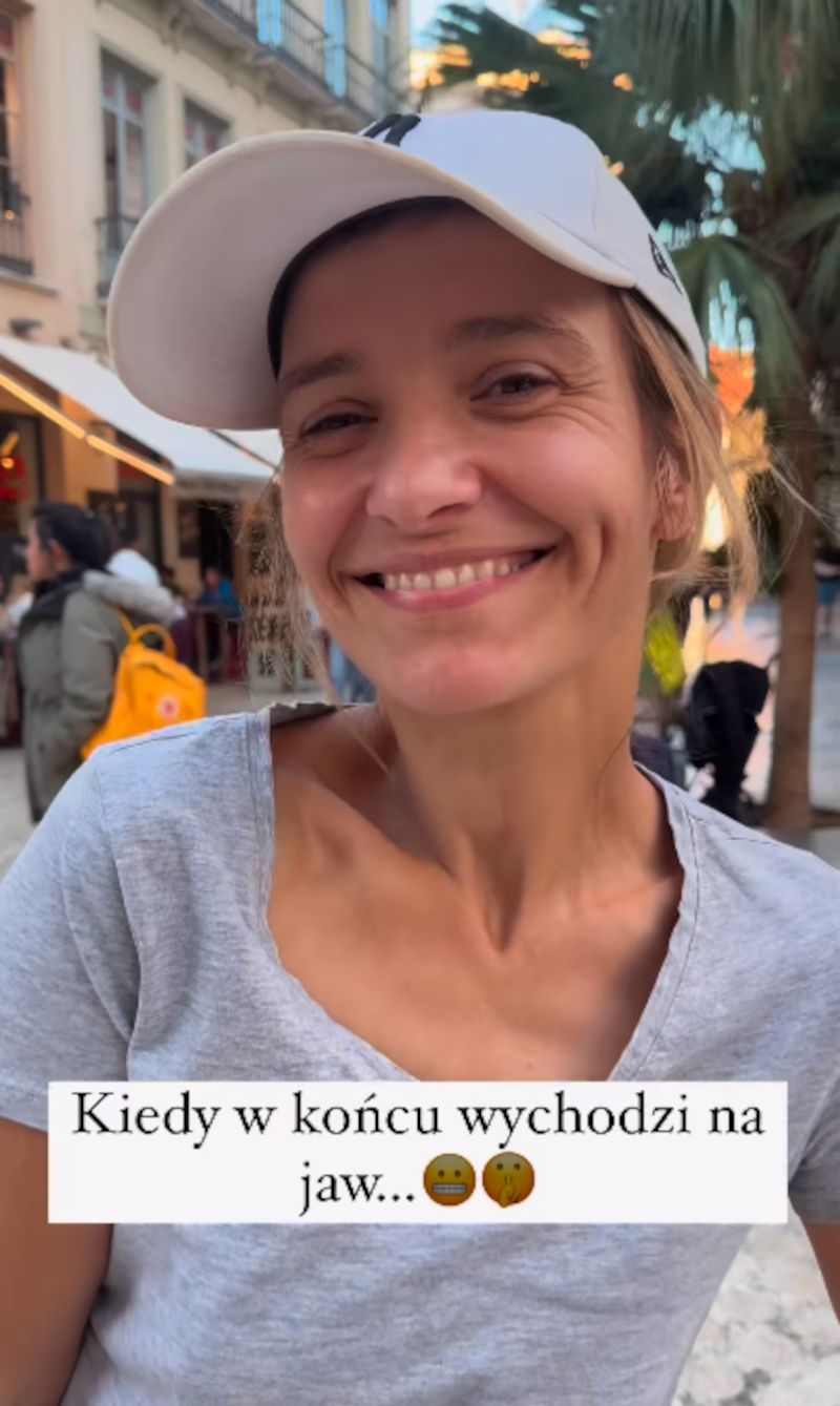 Joanna Koroniewska na komentowanym nagraniu