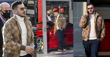 Oszust z Tindera w swoim żywiole: ogląda Ferrari za ĆWIERĆ MILIONA w kurtce Gucci wartej ponad 2 TYSIĄCE DOLARÓW (ZDJĘCIA)