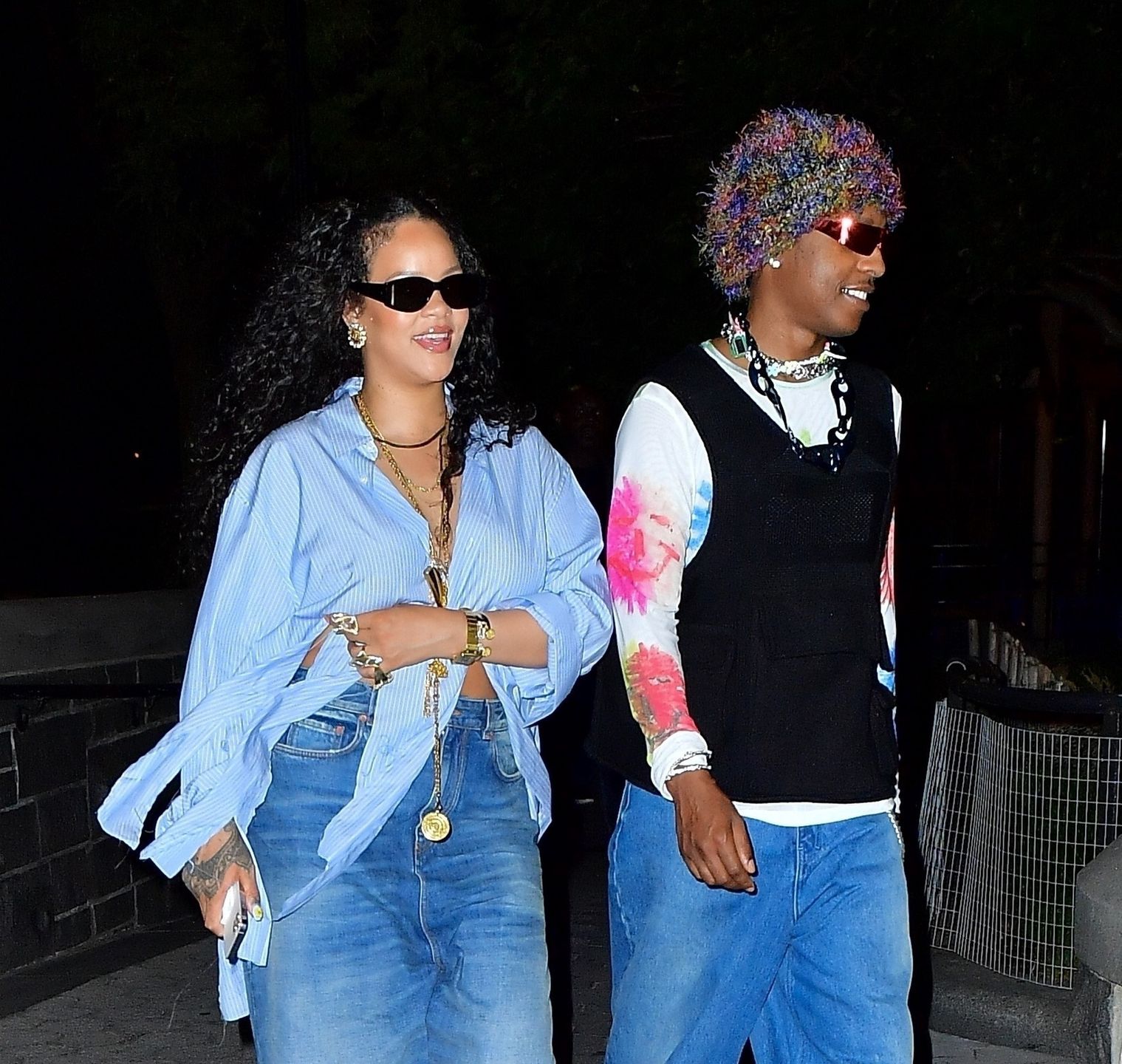 Rihanna i ASAP Rocky szlajają się po parku o 4 nad ranem