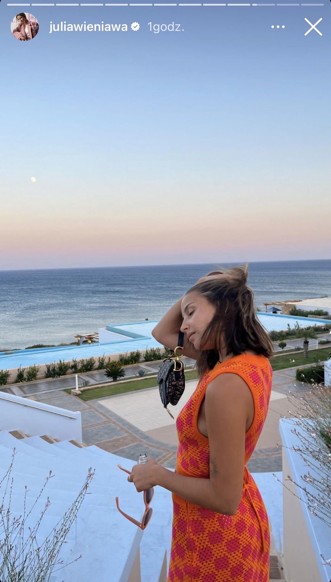 Julia Wieniawa na wakacjach w Grecji