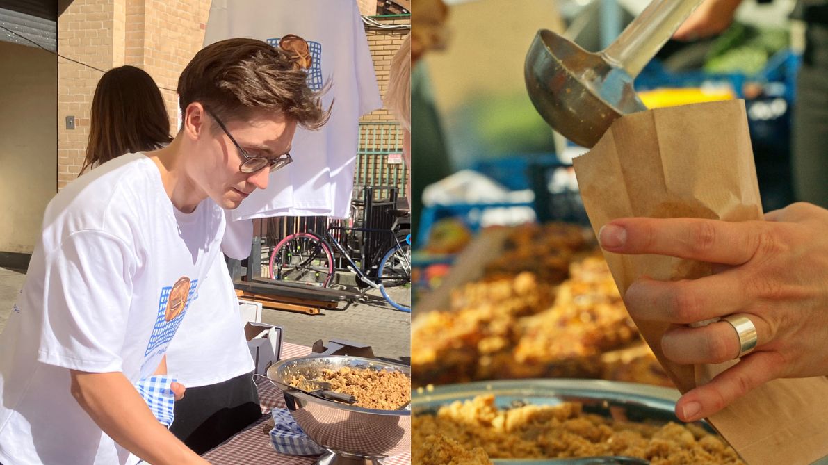 Na Hali Mirowskiej można było kupić drożdżówki od Rozkosznego