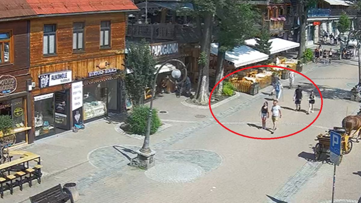 Ujęcie z Krupówek.