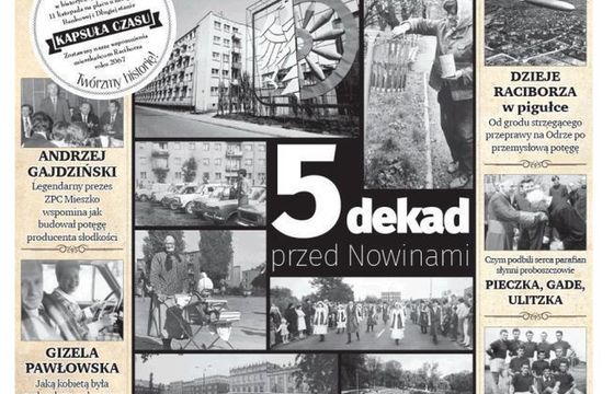 "Nowiny Raciborskie" trafią do kapsuły czasu na pół wieku
