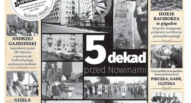 "Nowiny Raciborskie" trafią do kapsuły czasu na pół wieku