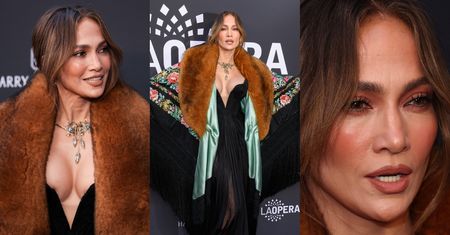 Ponętna Jennifer Lopez świeci głębokim dekoltem w operze. Stosowna stylizacja do okazji? (ZDJĘCIA)