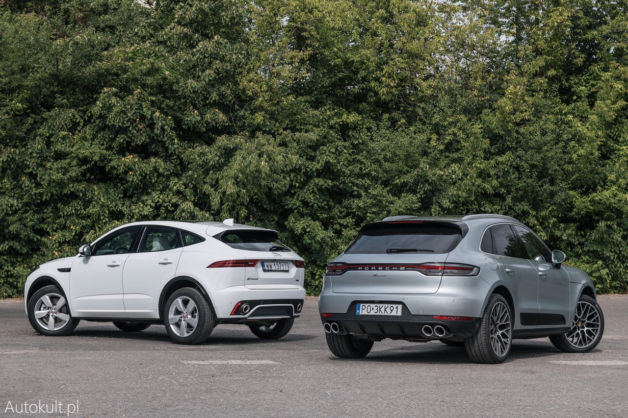 Jaguar E-Pace i Porsche Macan