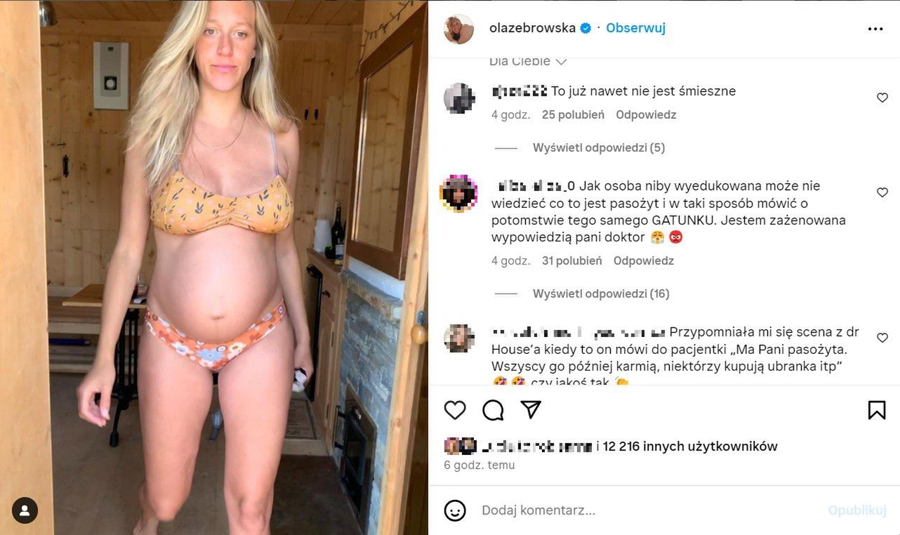 Aleksandra Żebrowska i jej pasożyt