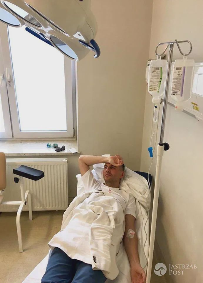 Krzysztof Gojdź w szpitalu