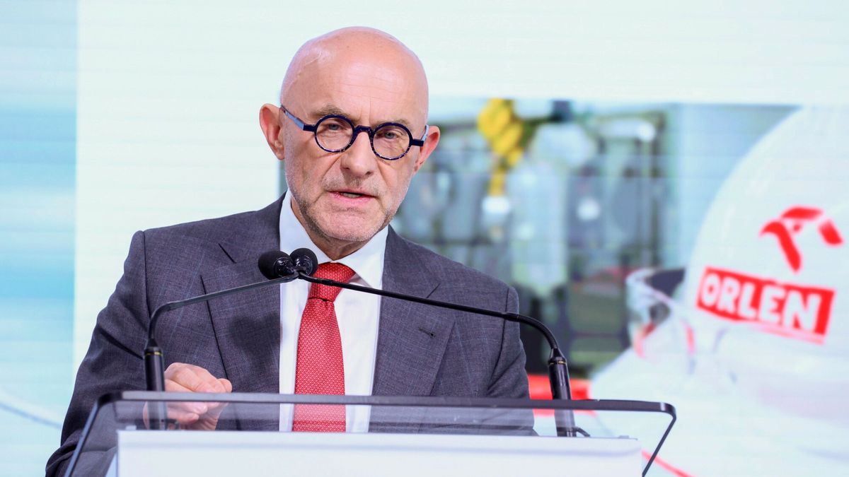Na zdjęciu prezes Orlenu Ireneusz Fąfara