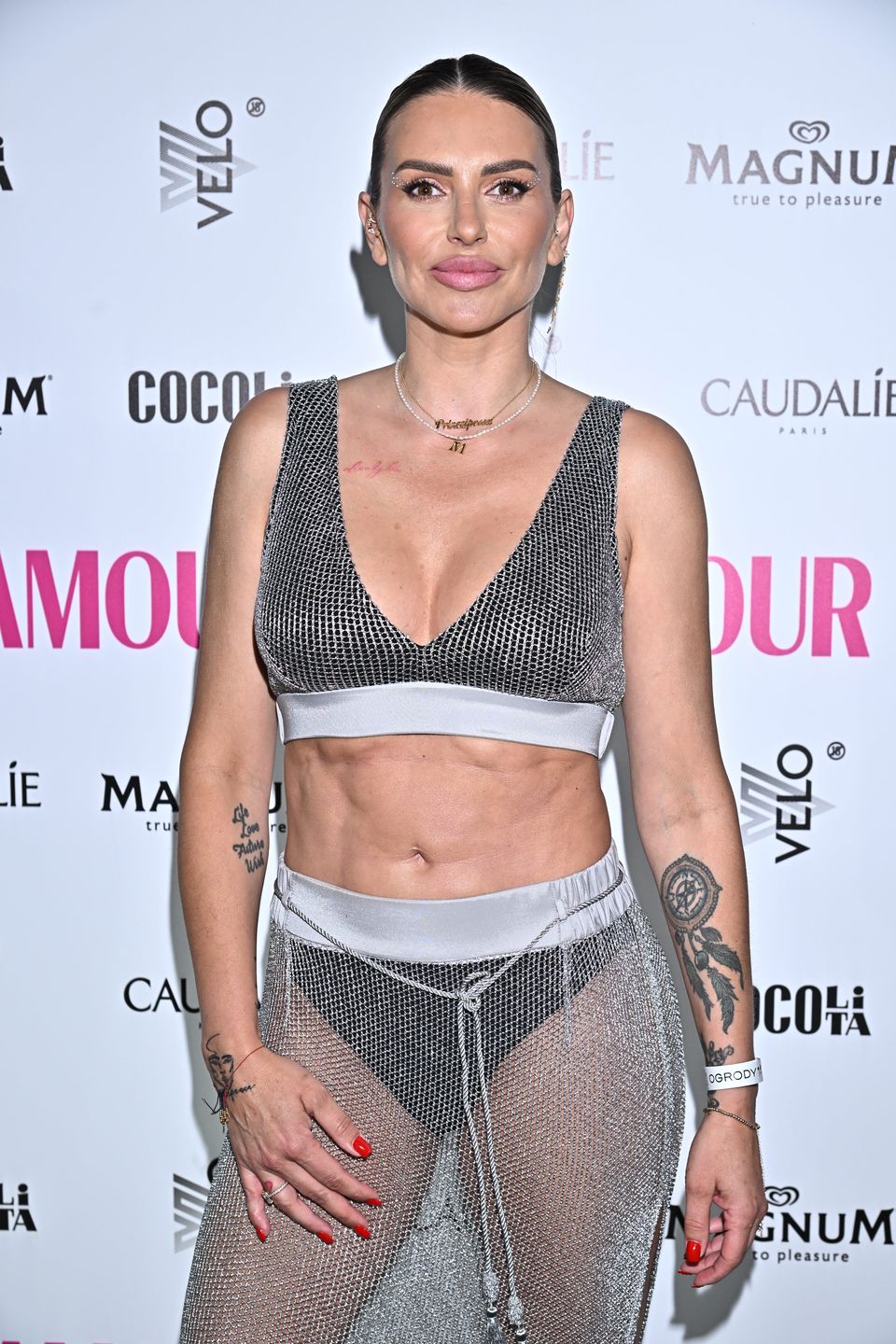 Monika Goździalska na 20. urodzinach "Glamour"