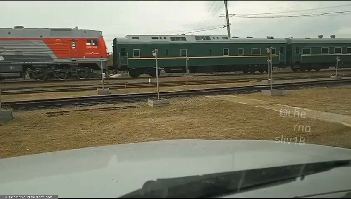 Kim Dzong Un przyjechał pociągiem do Rosji