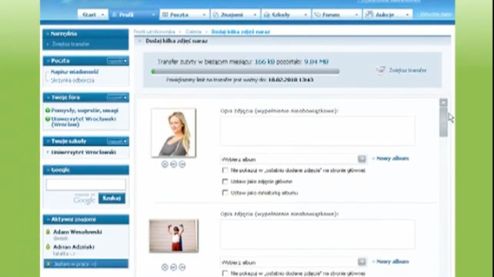 Nasza-Klasa z nowym mechanizmem dodawania wielu zdjęć 1