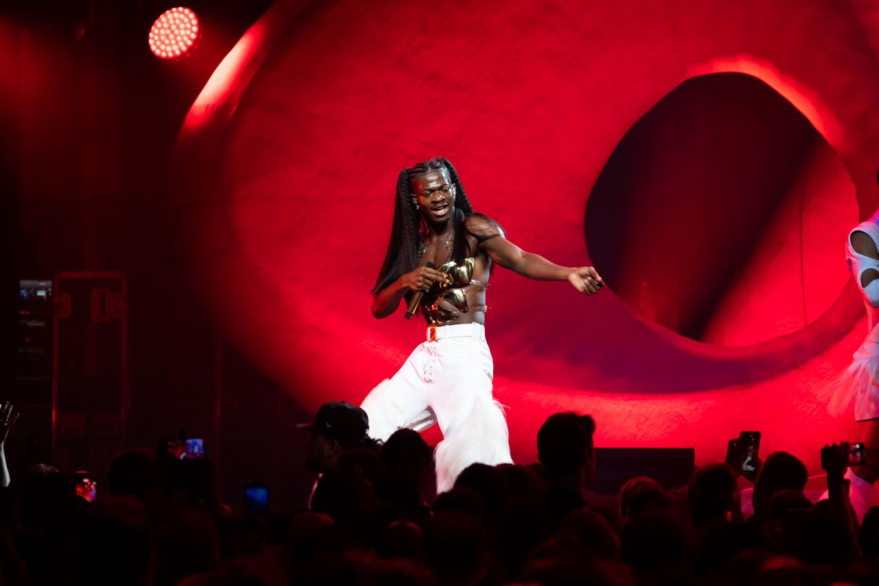 Le rappeur Lil Nas X au Montreux Jazz Festival le 4 juillet 2023. (Photo by Lionel FLUSIN/Gamma-Rapho via Getty Images)