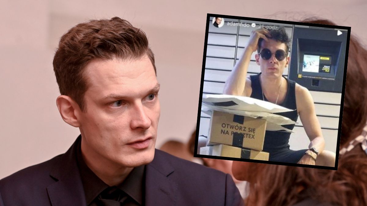 Adam Fidusiewicz sprzedaje ubrania. Pokazał, co do niego piszą