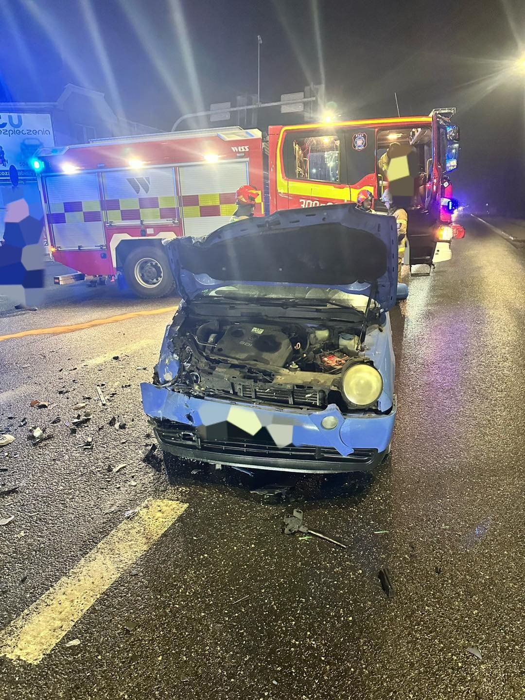 Brzoza: Zderzenie samochodów w podbydgoskiej miejscowości. Dwie osoby w szpitalu