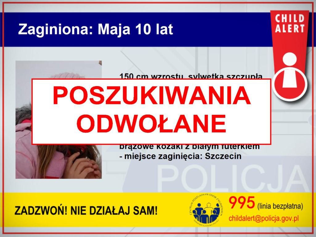 Child Alert pomógł uratować porwaną, 10-letnią Maję. Internetowe powiadamianie naprawdę działa! 4