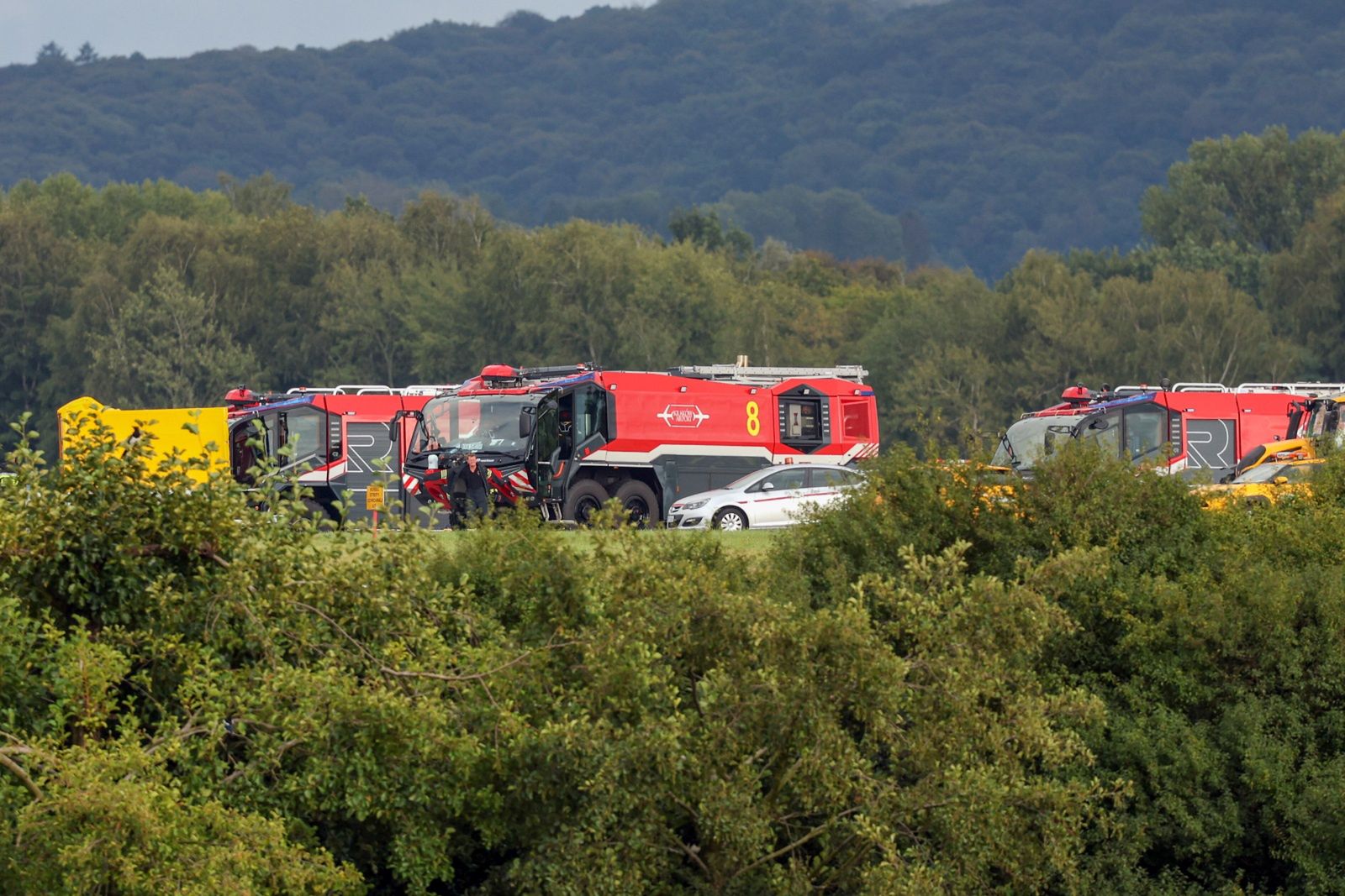 Samolot wypadł z pasa startowego w Krakowie