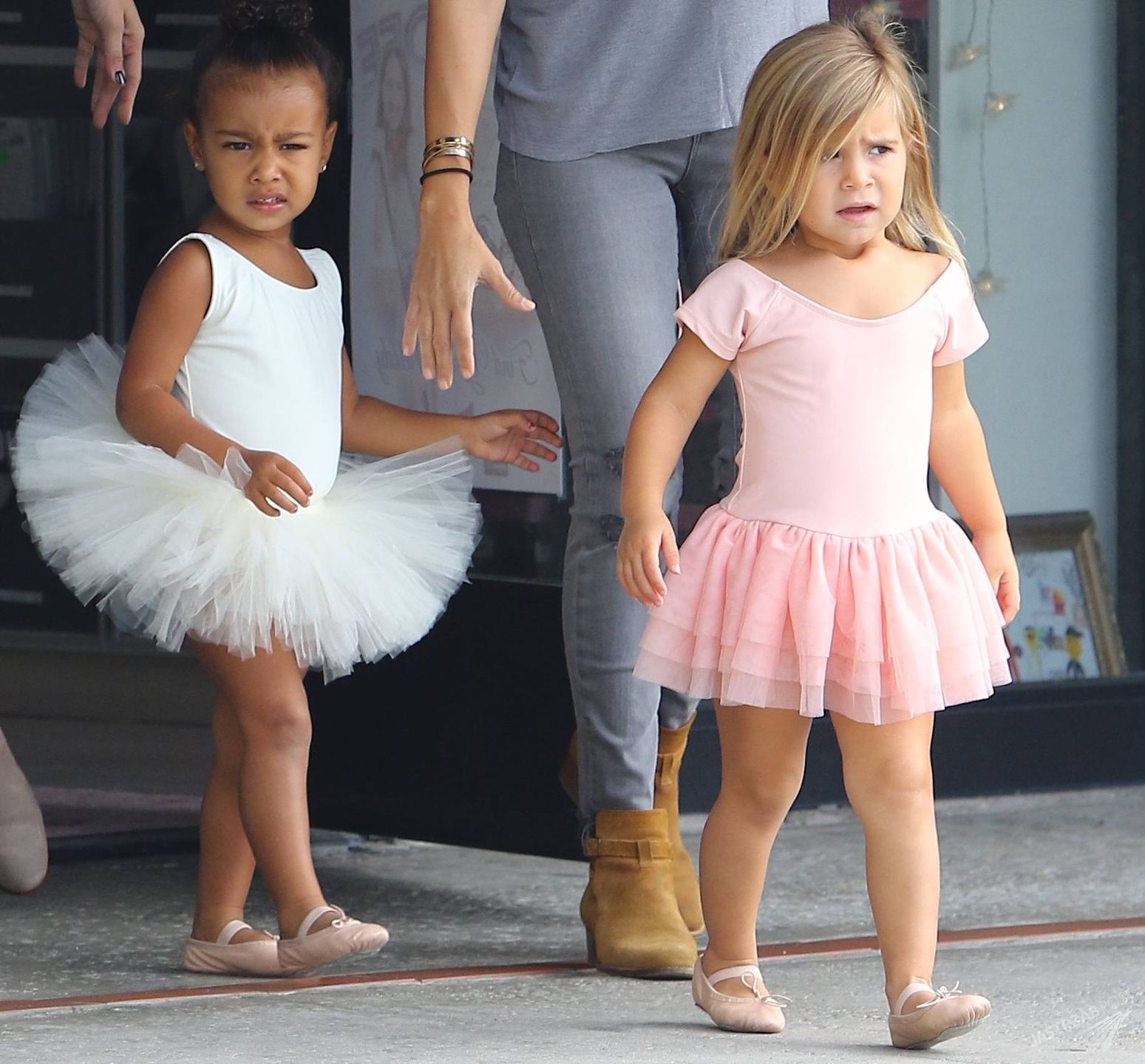 Penelope córka Kourtney Kardashian oraz North West , córka Kim Kardashian
Fot. paparazzi