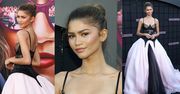 Zendaya olśniewa w kreacji projektu Very Wang na kolejnej premierze "Challengers". Wyglądała jak księżniczka Disneya? (ZDJĘCIA)